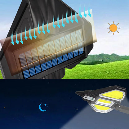 Lámpara Solar LED con Sensor Inteligente – Iluminación Automática y Seguridad Total para tu Hogar