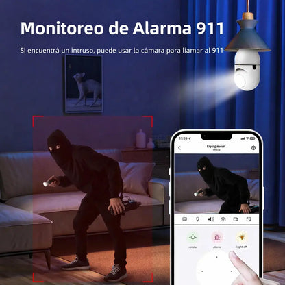 CAMARA BOMBILLO| Protege tu Hogar desde tu Celular