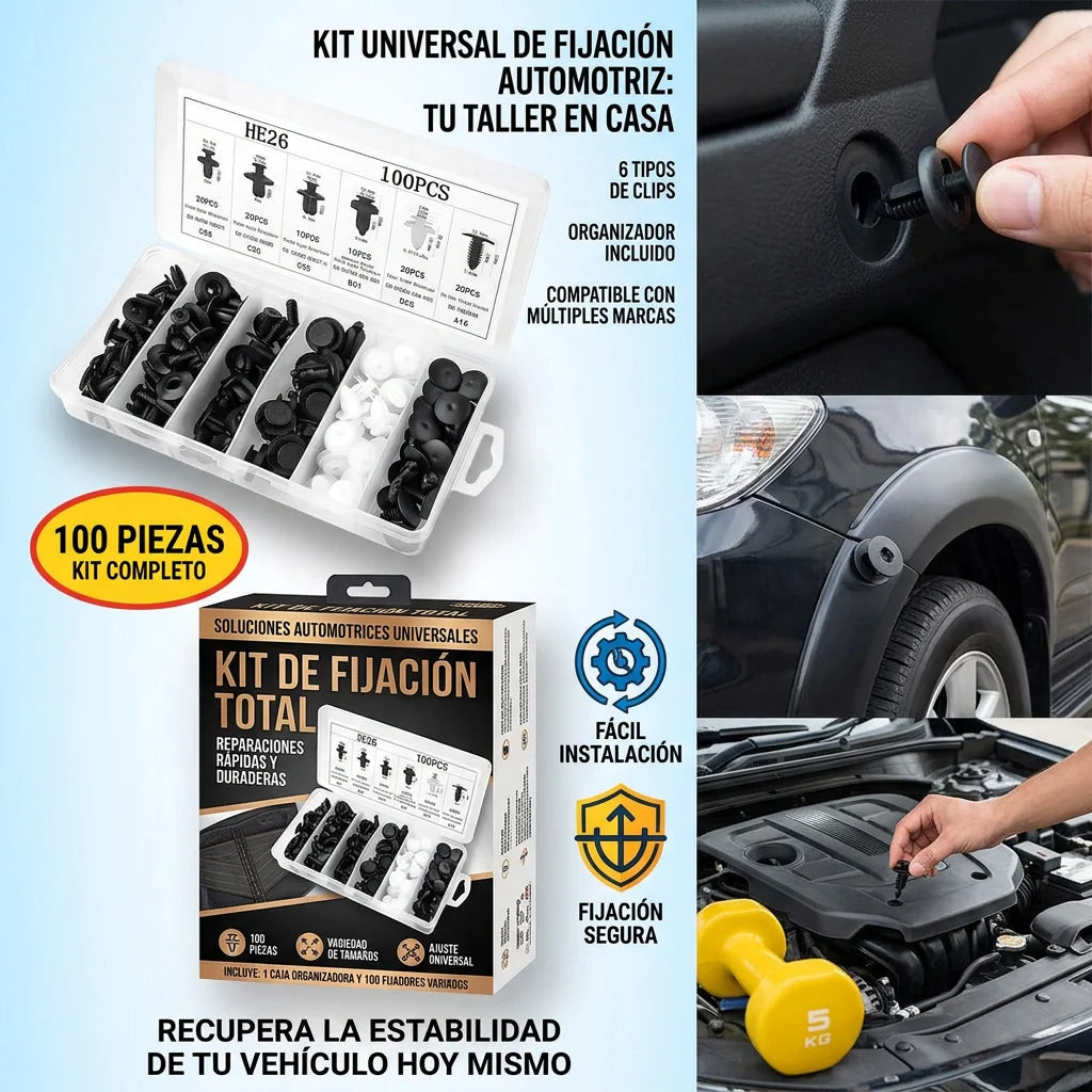 SET DE REMACHES 100 PIEZAS