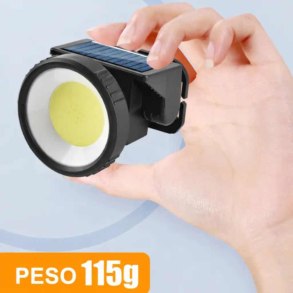 Linterna solar para cabeza WH-9958A – Respaldo para operaciones mineras